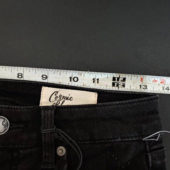 Cosmic Blue Love Stretch Ankle Skinny Jeans - Picture 6 of 7